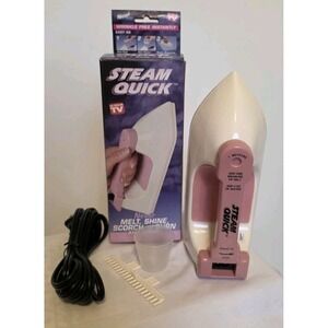 Vintage Steam‎ Quick Clothing Steamer Open Box New With Instructions  1999